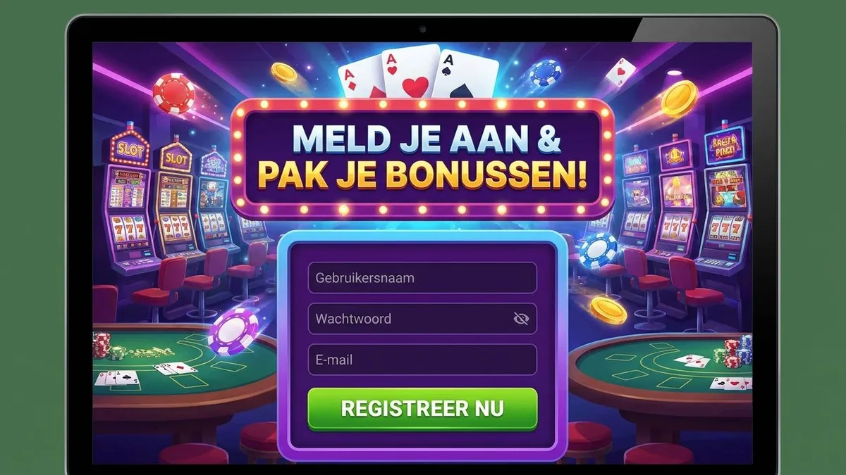 Registreren met bonus